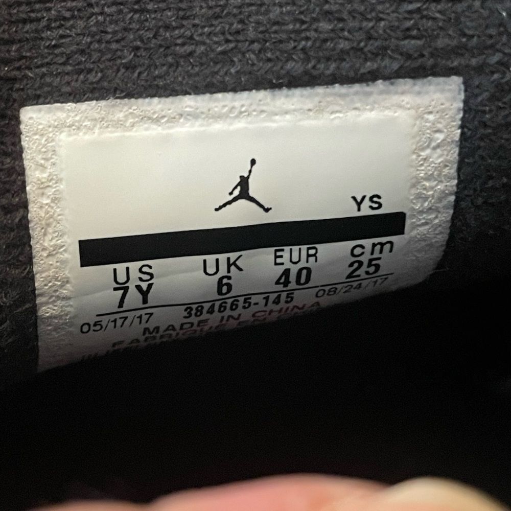 💥 Nike Air Jordan 6 Retro GS Gatorade Orange White Sneakers Shoes ~ Size 7Y💥 - Picture 7 of 13